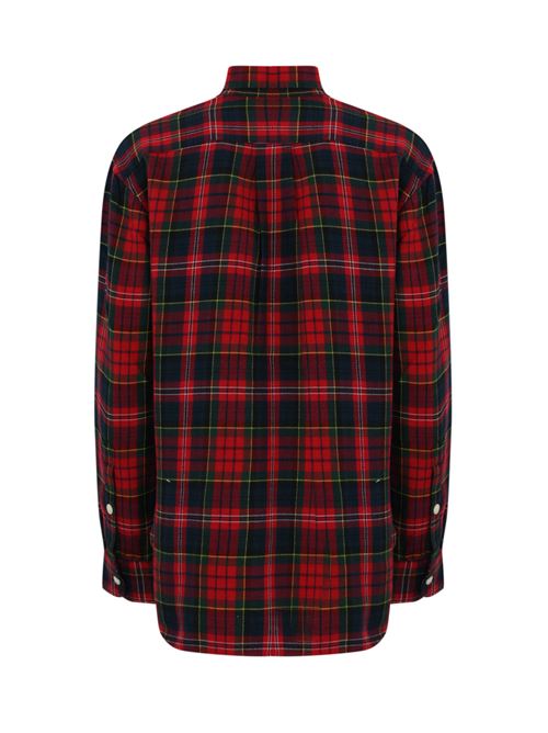 Camicia tartan in cotone rosso POLO RALPH LAUREN | 211 923863010